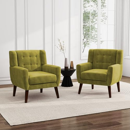 Velvet Accent Chairs Set of 2 (2 Count)