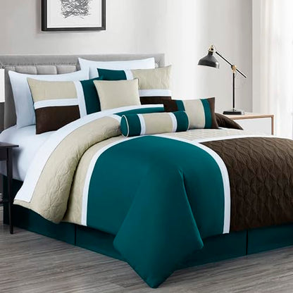 Upland 7 Piece Quilted Patchwork Comforter Set