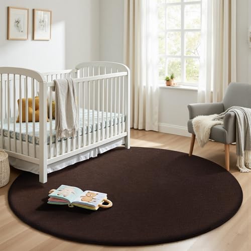 4ft Round Rugs for Bedroom Living Room (12.25 Sq Ft)