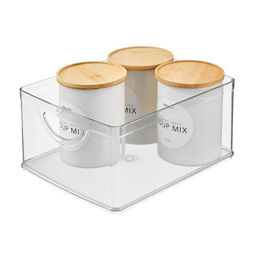 Plastic Stackable Kitchen Cabinet Storage Bin