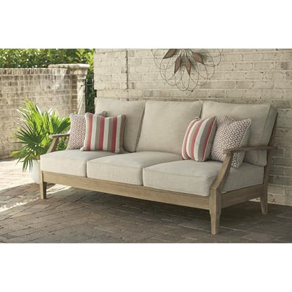 Clare View 1 Piece Eucalyptus Outdoor Sofa