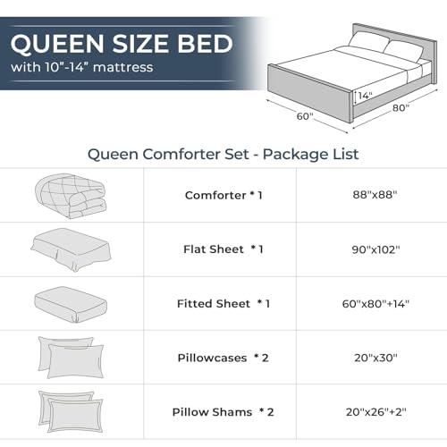 7 Piece Queen Comforter Set (7 Count)