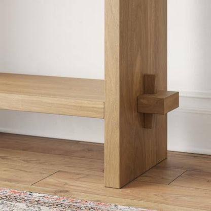 Virgo Wood Accent Storage Console Sofa Table (2 Count)