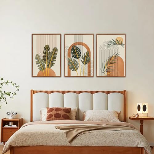 Boho Botanical Abstract Mid
