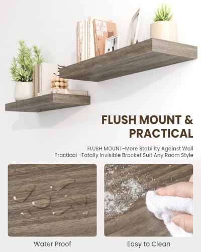 48" Floating Shelves for Wall (2 Count)