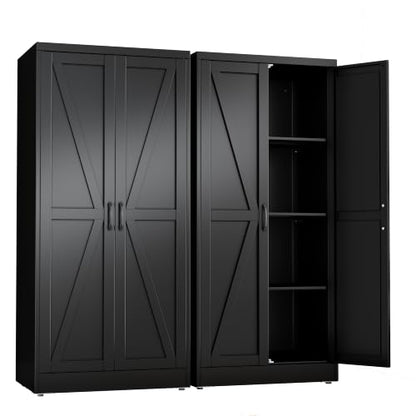 Black Metal Storage Cabinet