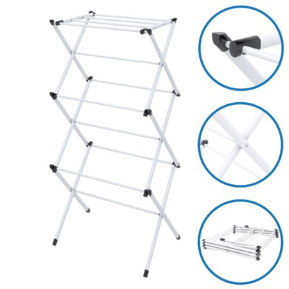 3 Tier Compact Clothes Drying Rack