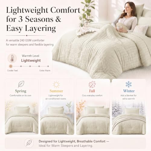 Oversized King Comforter Set 120x98 in