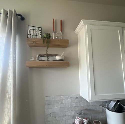 18 inch Wooden Floating Shelves for Wall