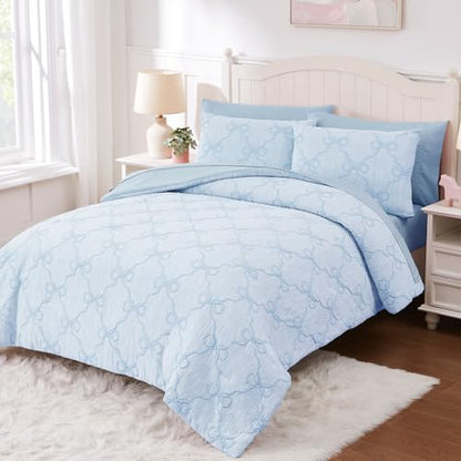 Queen Comforter Set with Sheets for Girls
