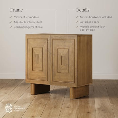 Austin Mid Century Modern Kitchen Cabinet (4 Count)