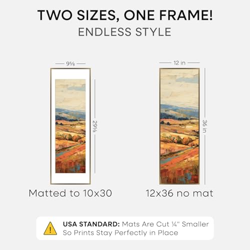 12x36 Bronze Picture Frame (2 Count)