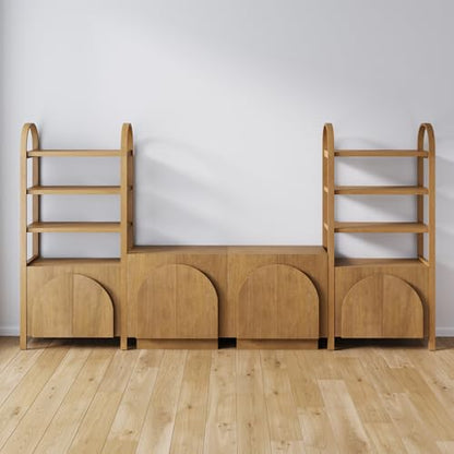 Iris Sideboard and Bookcase Set (4 Count)