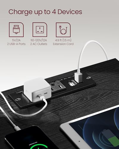 Nightstand with Charging Station