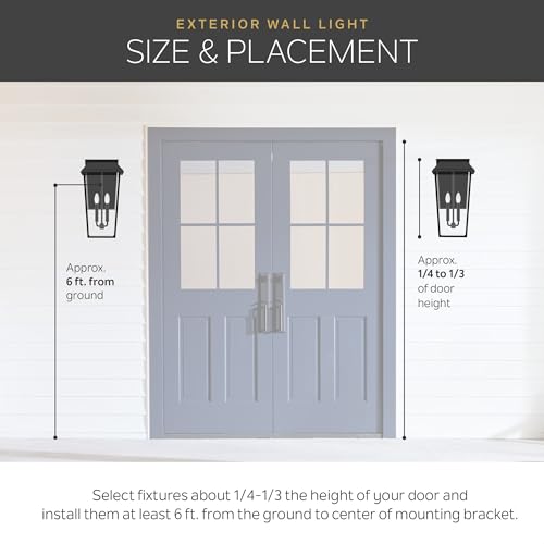 Beacon Square 17.5" 1 Light Outdoor Wall Light with Clear Hammered Glass in Olde Bronze®