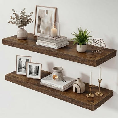 36 Inch Floating Shelves for Wall Set of 2