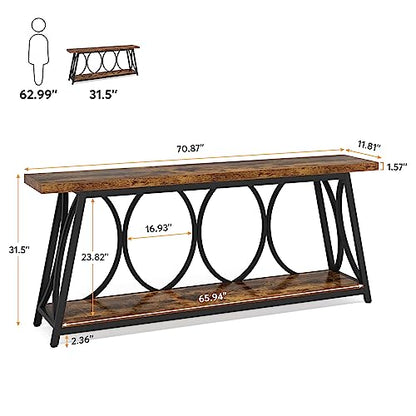 70.9 inch Extra Long Console Table