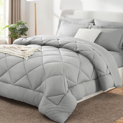 Full Size Comforter Sets Light Grey