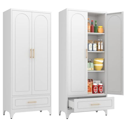 75" Metal Storage Cabinet