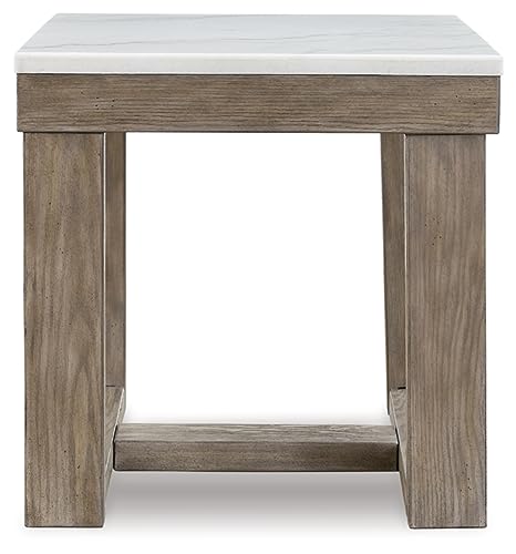 Square Marble End Table