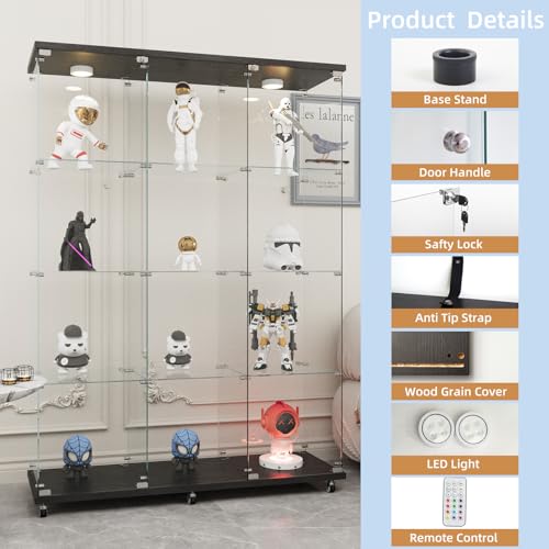 Black Glass Display Cabinet