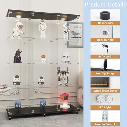 Black Glass Display Cabinet