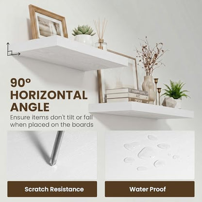 24 Inch Floating Shelves for Wall