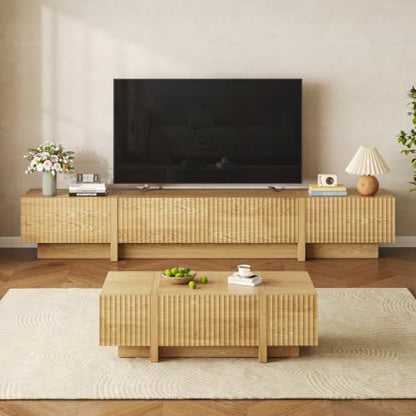 50.8" Fluted Coffee Table