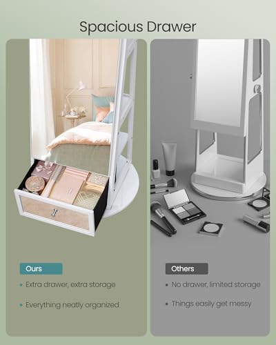 360° Swivel Jewelry Cabinet