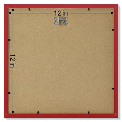 12x12 Picture Frames Set of 9 for Wall Mounting (9 Count)