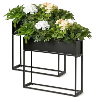 Cocoyard Elevated Metal Planter Boxes (2 Count)