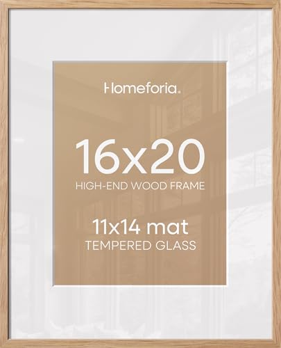 16x20 Natural Oak Picture Frame
