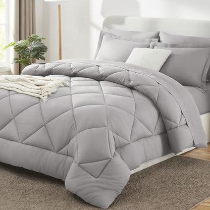 Full Size Comforter Sets French Grey