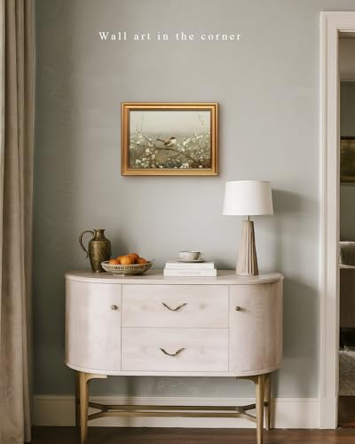 Vintage Gold Framed Wall Art for Living Room
