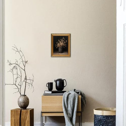 Vintage Gold Framed Wall Art for Home Decor