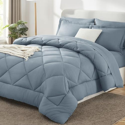 Full Size Comforter Sets Dusty Blue