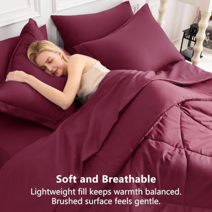 Full Size Comforter Sets Burgundy