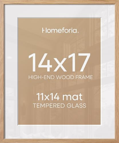 14x17 Natural Oak Picture Frame