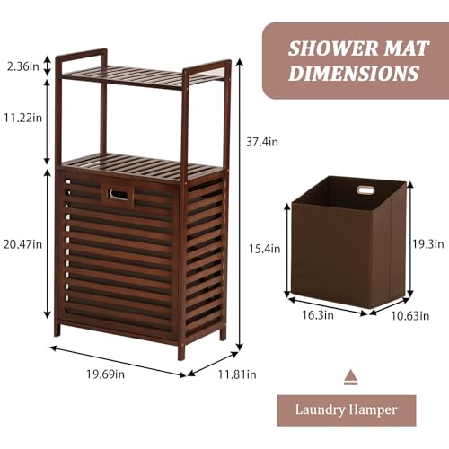 Tilt Out Laundry Hamper with 2 Tier