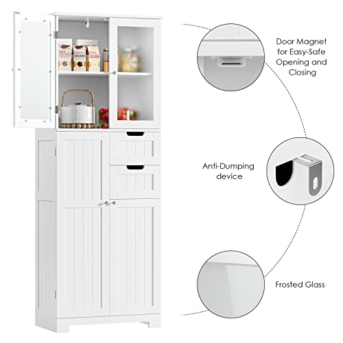 67'' Tall Bathroom Storage Cabinet