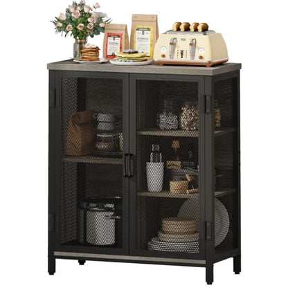 Small Coffee Bar Cabinet with Storage
