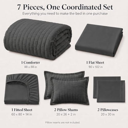 Queen Comforter Set (7 Count)