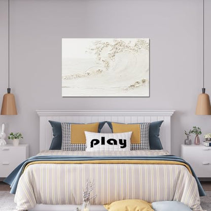 Canvas Wall Art Decor Artwork for Walls Wall Art for Living Room Black Abstract Wall Art Decor Canvas Art Wall Decor Modern Textured Wall Art Black Wall Paintings 24" X 36" Bedroom Office Decor