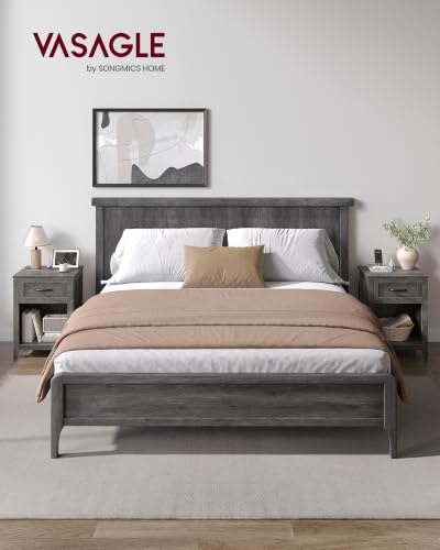Farmhouse Nightstands with Charging Station (2 Count)
