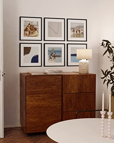 Black Oak Wood 16x16 Picture Frames (6 Count)