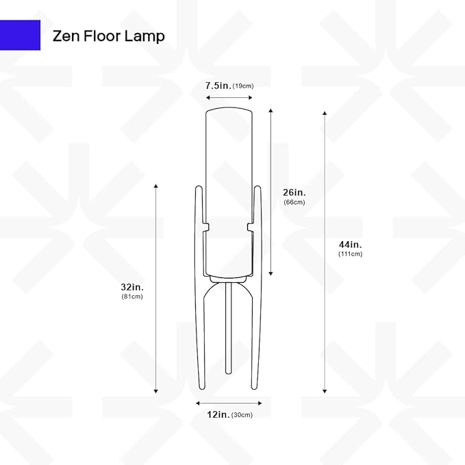 Ozarke Zen Modern Floor Lamp