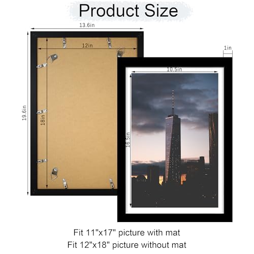 12x18 Picture Frame Set of 4 (4 Count)