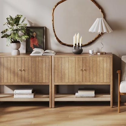 Meads Mid Century Modern Cabinet with Doors