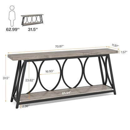 70.9 inch Extra Long Console Table