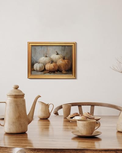 Vintage Gold Framed Wall Art for Living Room (5 Count)